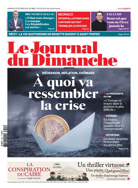 Le Journal du Dimanche – 30 octobre 2022