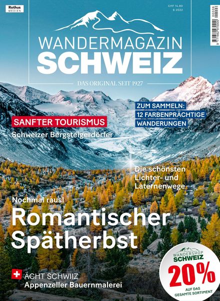 SCHWEIZ Das Wandermagazin – Oktober 2022