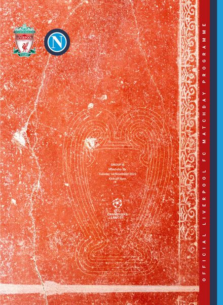 Liverpool FC Programmes – Liverpool FC vs Napoli CL – 1 November 2022