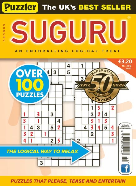 Puzzler Suguru – November 2022