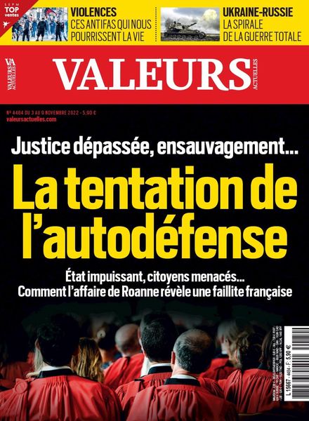 Valeurs actuelles – 03 novembre 2022