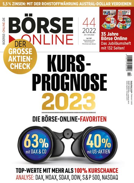 Borse Online – 03 November 2022
