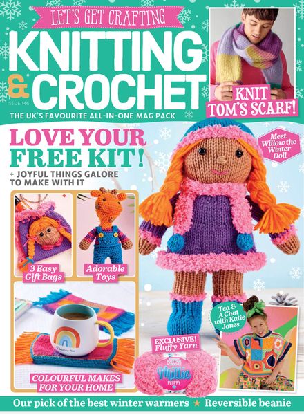 Let’s Get Crafting Knitting & Crochet – Issue 146 – November 2022