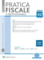 Pratica Fiscale e Professionale – Novembre 2022