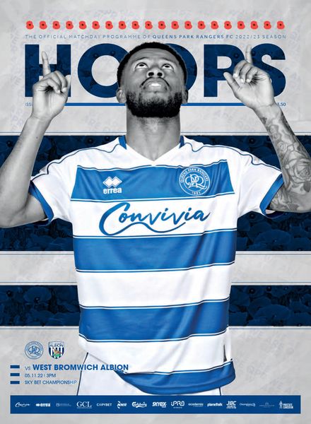 QPR Official Programmes – Queens Park Rangers vs West Bromwich Albion – 5 November 2022