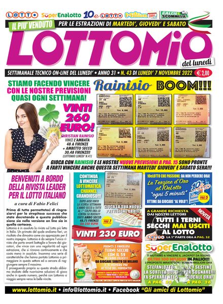 Lottomio – 7 Novembre 2022