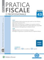 Pratica Fiscale e Professionale – 14 Novembre 2022