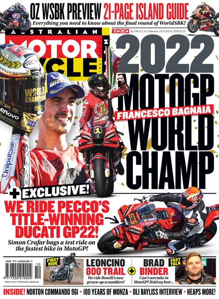 Australian Motorcycle News – November 10 2022