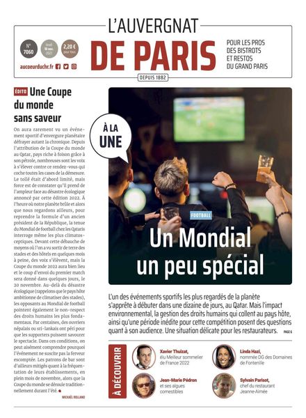 L’Auvergnat de Paris – 10 novembre 2022