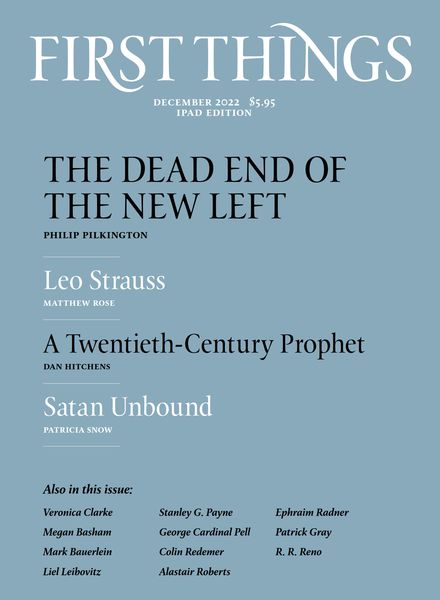 First Things – December 2022