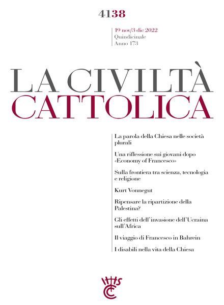 La Civilta Cattolica – 19 Novembre 2022