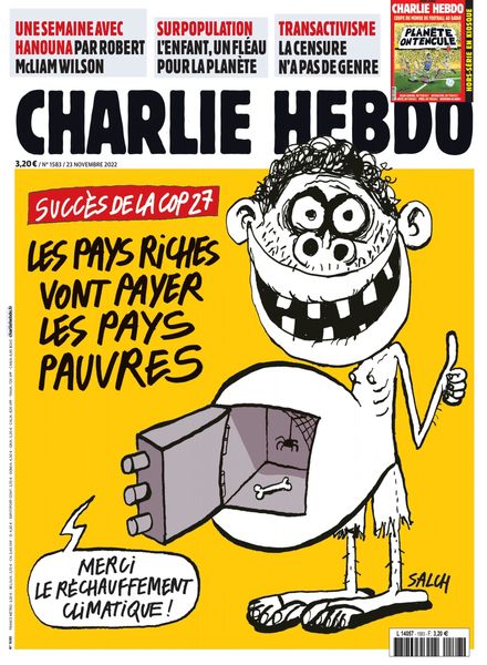 Charlie Hebdo – 23 Novembre 2022