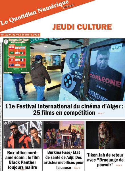 Quotidien Numerique d’Afrique – decembre 2022