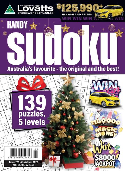 Lovatts Handy Sudoku – January 2023
