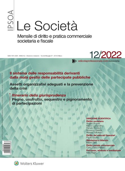 Le Societa – Dicembre 2022