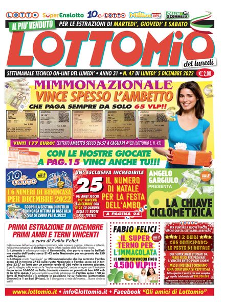 Lottomio – 5 Dicembre 2022
