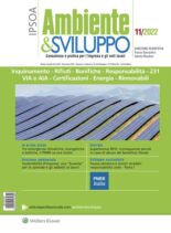 Ambiente & sviluppo – Novembre 2022