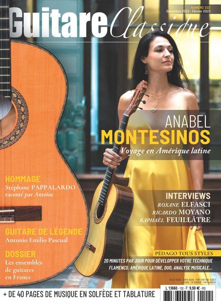 Guitare Classique – Decembre 2022 – Fevrier 2023