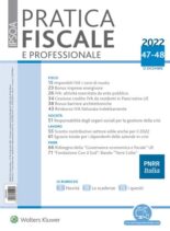 Pratica Fiscale e Professionale – 12 Dicembre 2022