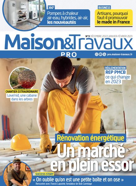 Maison & Travaux Pro – Decembre 2022 – Fevrier 2023