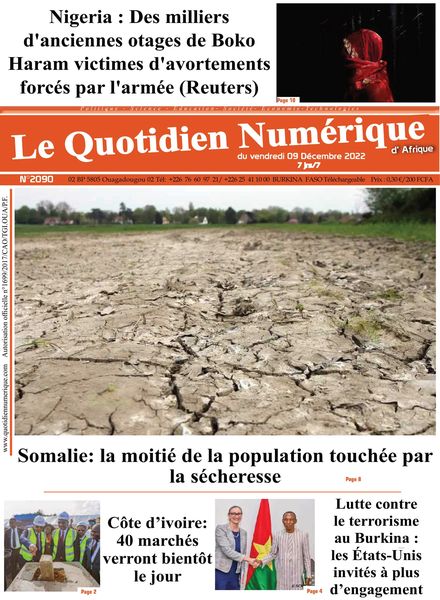Quotidien Numerique d’Afrique – 09 decembre 2022