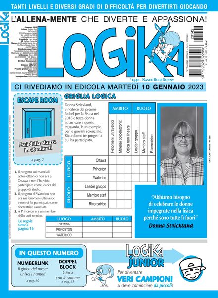Settimana Logika – 09 dicembre 2022