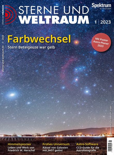 Sterne und Weltraum – Dezember 2022