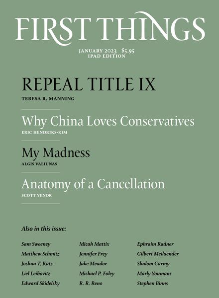 First Things – January 2023