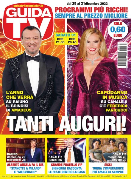 GuidaTV – 20 dicembre 2022
