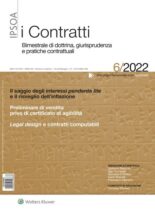 I Contratti – N 6 2022