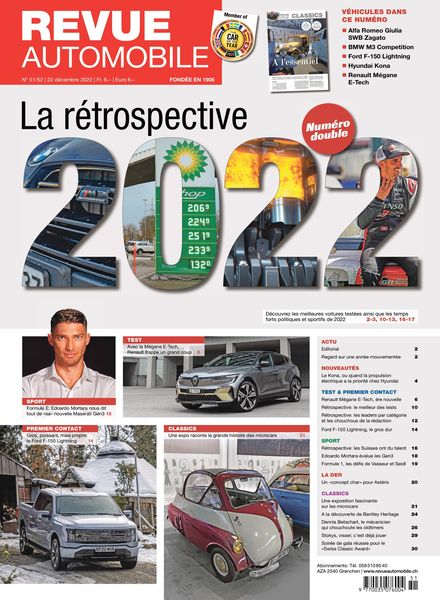 Revue Automobile – 22 decembre 2022