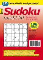 Sudoku macht fit – Nr 1 2023