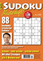 Sudoku Meisterhaft – Nr 1 2023
