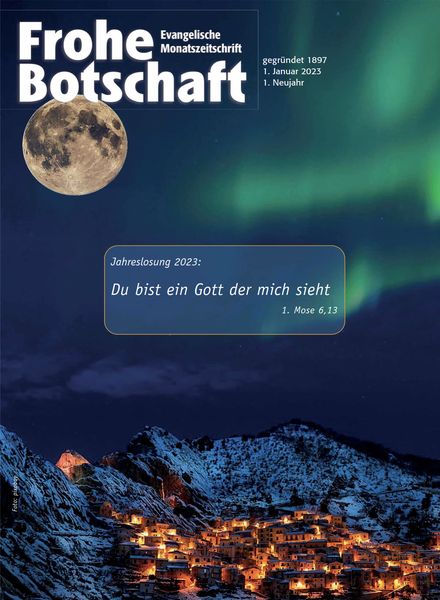 Frohe Botschaft – 1 Januar 2023