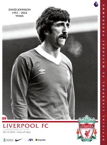 Liverpool FC Programmes – Liverpool FC vs Leicester City – 30 December 2022