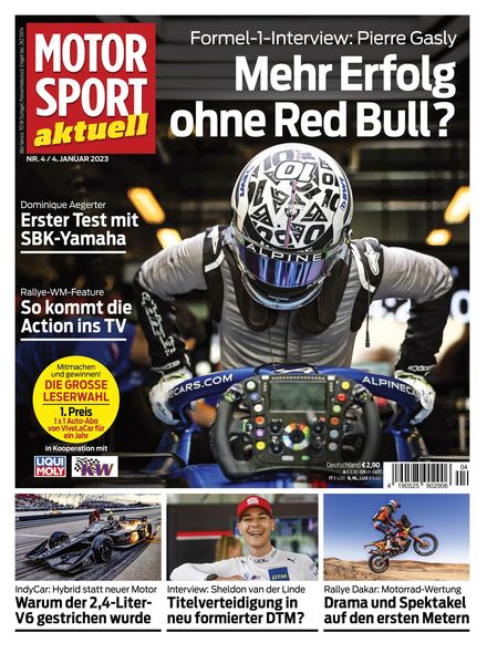 MOTORSPORT aktuell – 04 Januar 2023