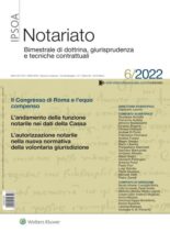Notariato – Novembre-Dicembre 2022