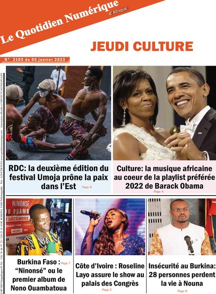 Quotidien Numerique d’Afrique – 05 janvier 2023