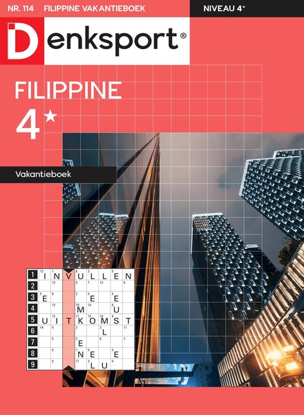 Denksport Filippine 4 Vakantieboek – januari 2023