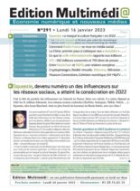 Edition Multimedia – 16 janvier 2023