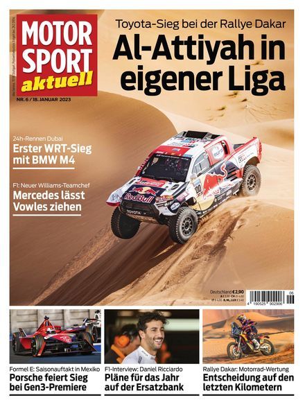 MOTORSPORT aktuell – 18 Januar 2023