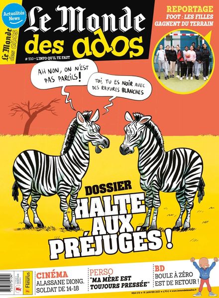Le Monde des Ados – 18 janvier 2023