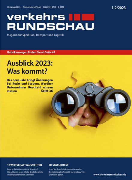 VerkehrsRundschau – Januar 2023