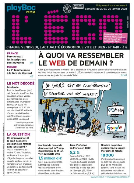 L’ECO – 20 janvier 2023