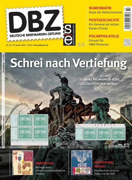 Deutsche Briefmarken-Zeitung – 23 Januar 2023