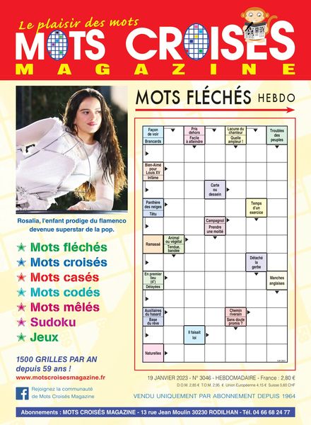 Mots Croises Magazine – 19 janvier 2023