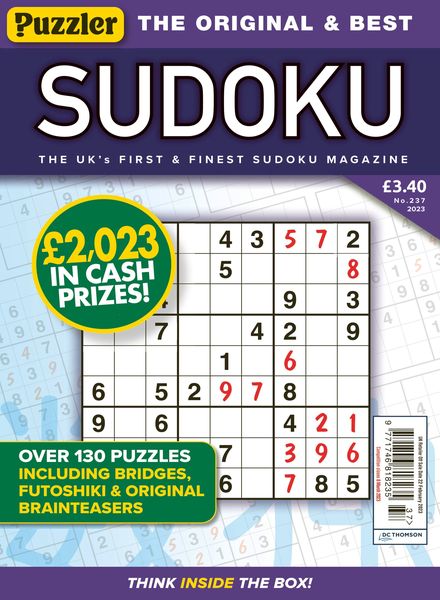 Puzzler Sudoku – January 2023