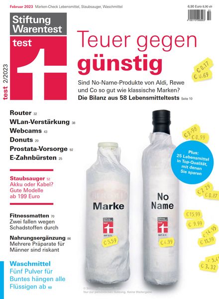 Stiftung Warentest Test – Februar 2023