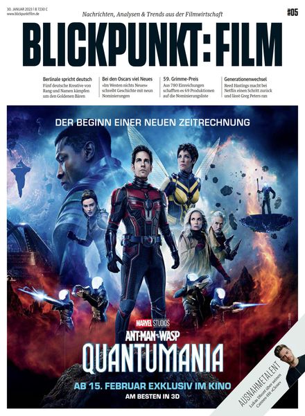 Blickpunkt Film – 30 Januar 2023