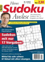Heines Sudoku Auslese – Nr 2 2023